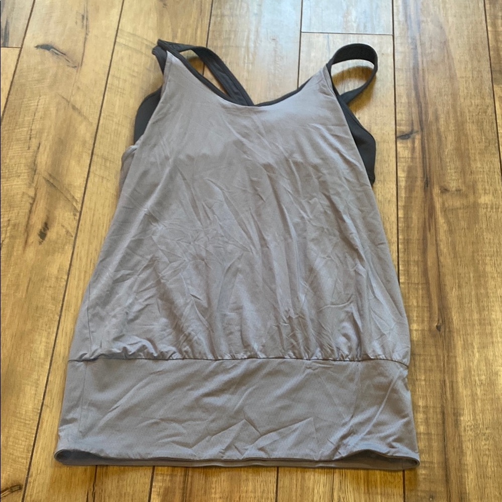 7/$30! Victoria’s Secret Sport Gray and Black Tank Top